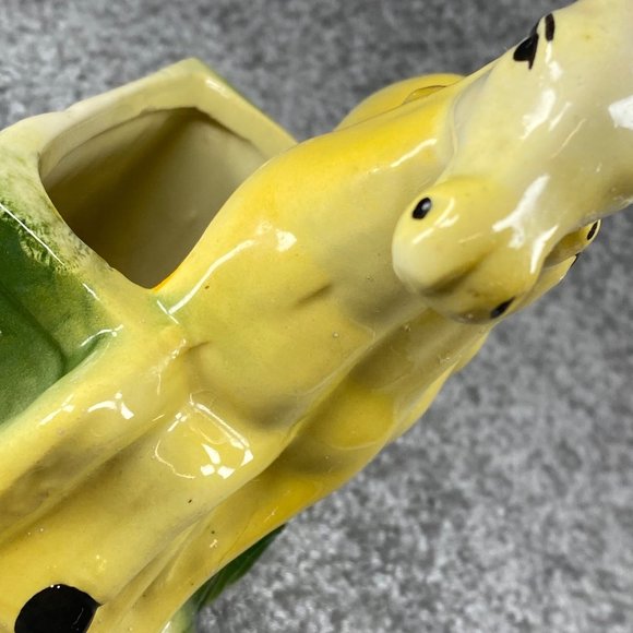 Art Deco Ceramic Horse Planter Mother Baby Foal Fashions by O.P.C.O. Vintage - Picture 13 of 16